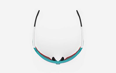 Превью  Велоочки RUDY PROJECT Defender Emerald/White Matt, Линзы: Multilaser Red (SP523823-0000)